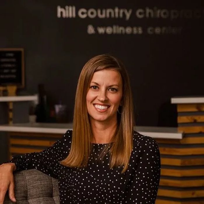 Dr. Cori Sumrall, D.C., co-founder and chiropractor at Hill Country Chiropractic & Wellness Center in Kerrville, TX